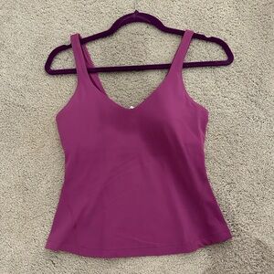 Lululemon Athletica Purple Tank Top